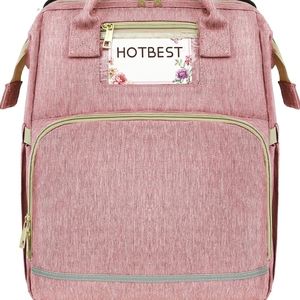 NWT HOTBEST PINK 💕 Diaper Bag Backpack, Diaper Bags, Multifunction